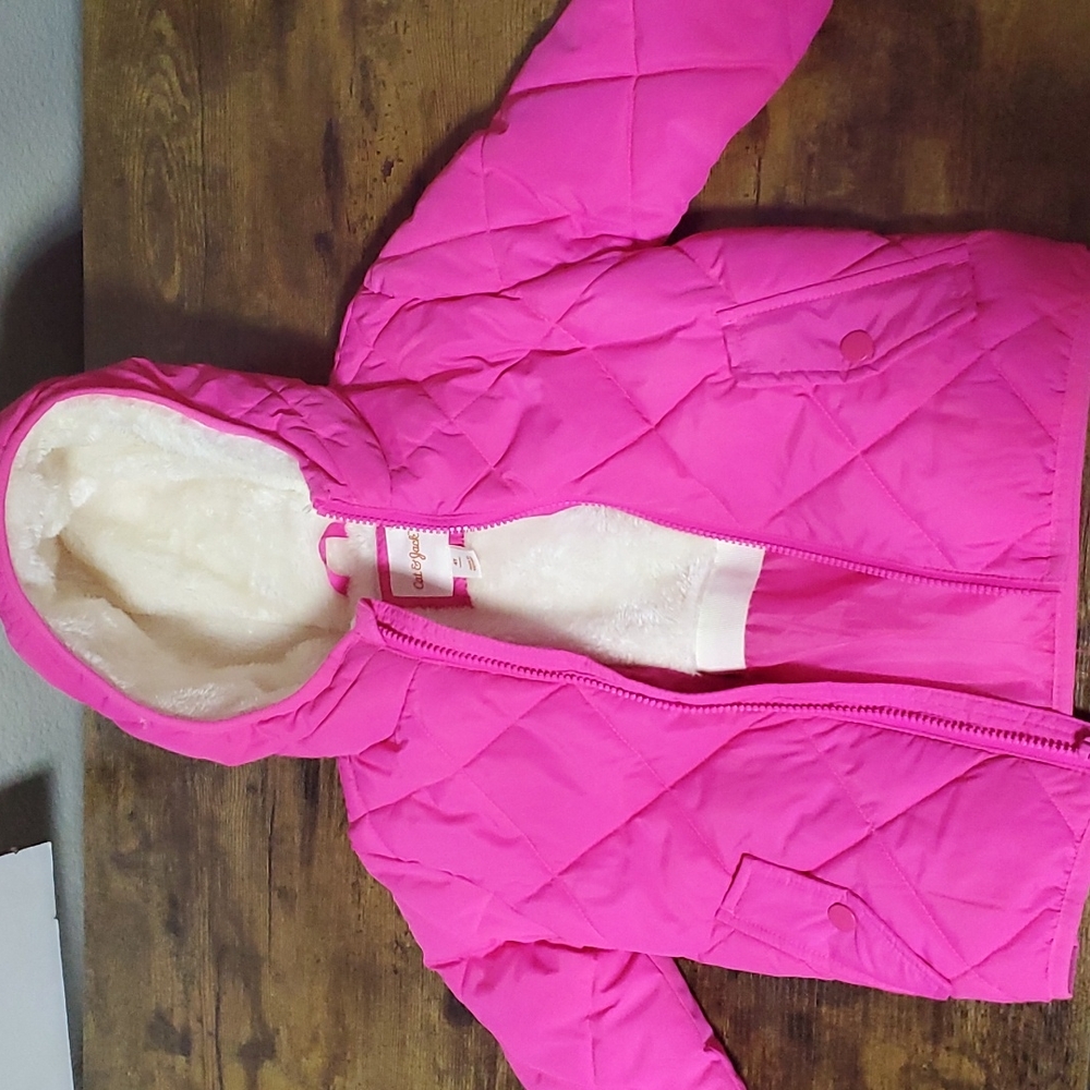 Cat & Jack Girls Cat And Jack Pink Coat Size 4T Heavyweight